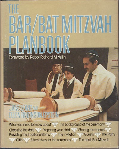 Stock ID #10199 The Bar/Bat Mitzvah Planbook. JANE AND ELLEN ROBINSON EPSTEIN LEWIT.