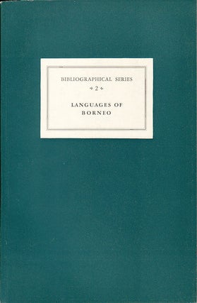 Stock ID #102724 Critical Survey of Studies on the Languages of Borneo. A. A. AND E. M. UHLENBECK...