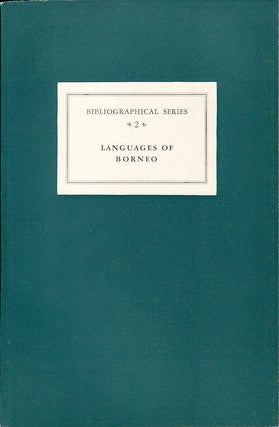 Stock ID #102724 Critical Survey of Studies on the Languages of Borneo. A. A. AND E. M. UHLENBECK...