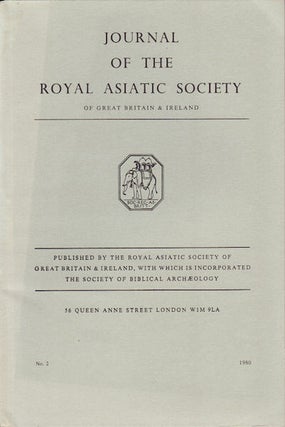 Journal of the Royal Asiatic Society of Great Britain and Ireland. 1980.