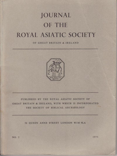 Stock ID #128036 Journal of the Royal Asiatic Society of Great Britain and Ireland. 1973. JOHN JAMES, B. G. MARTIN, G. S. P. FREEMAN-GRENVILLE.