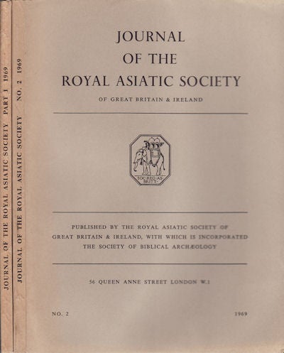 Journal Of The Royal Asiatic Society Of Great Britain And Ireland. 1969 ...