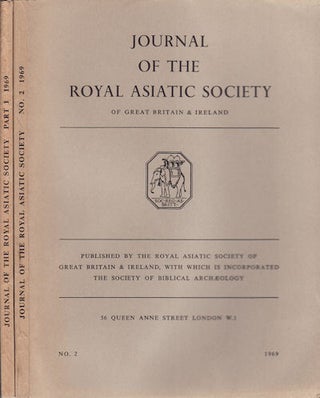 Stock ID #128037 Journal of the Royal Asiatic Society of Great Britain and Ireland. 1969. R. E....