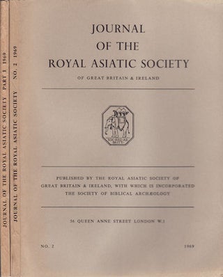 Stock ID #128037 Journal of the Royal Asiatic Society of Great Britain and Ireland. 1969. R. E....