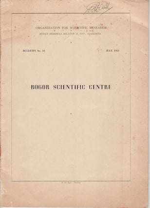 Stock ID #130002 Bogor Scientific Centre. ORGANIZATION FOR SCIENTIFIC RESEARCH