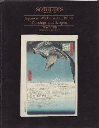 Stock ID #130321 Japanese Works of Art, Prints, Paintings and Screens. SOTHEBY'S AUCTION CATALOGUE