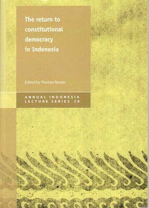 Stock ID #131535 The Return to Constitutional Democracy in Indonesia. THOMAS REUTER