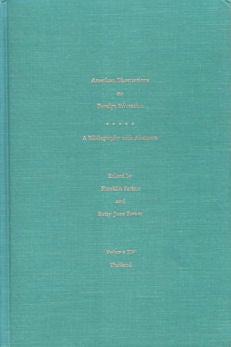 Stock ID #133873 American Dissertations on Foreign Education. A Bibliography with Abstracts. Volume XV. Thailand. FRANKLIN AND BETTY JUNE PARKER.