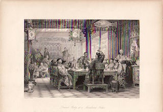 Stock ID #136662 Dinner Party at a Mandarin's House. [China Antique Print]. THOMAS ALLOM
