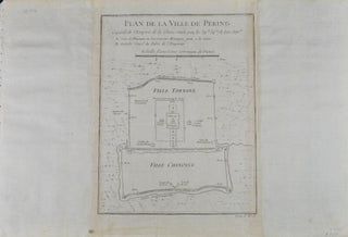 Stock ID #136794 Plan De la Ville De Peking. JACQUES-NICOLAS BELLIN, CARTOGRAPHER