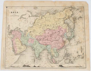 Stock ID #137203 Map of Asia. J. AND SHERMAN WELLS, GEO. E., ARTIST, ENGRAVER