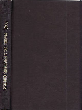 Stock ID #138242 Manuel des Superstitions Chinoises ou petit indicateur des superstitions les...