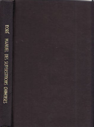 Stock ID #138242 Manuel des Superstitions Chinoises ou petit indicateur des superstitions les...