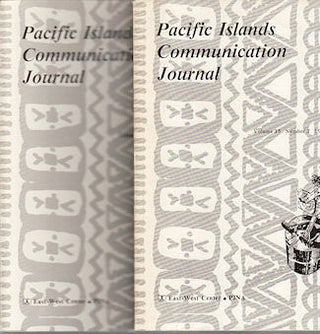 Stock ID #141243 Pacific Islands Communication Journal. Volume 13 Numbers 1 & 2, 1984. JIM RICHSTAD