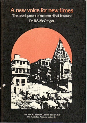Stock ID #142295 A New Voice for New Times. The Development of Modern Hindi Literature....