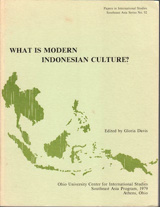 Stock ID #143603 What is Modern Indonesian Culture? Papers presented to the Conference on...
