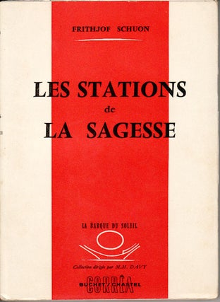 Stock ID #148478 Les Stations de la Sagesse. FRITHJOF SCHUON