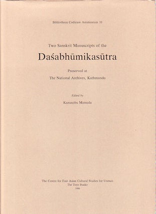 Stock ID #149306 Two Sanskrit Manuscripts of the Dsabhumikasutra Preserved at The National...