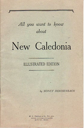 Stock ID #149698 All you want to know about New Caledonia. SIDNEY REICHENBACH