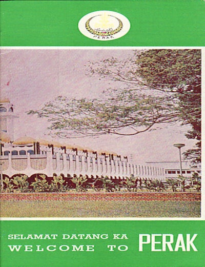 Stock ID #149941 Welcome to Perak. PERAK - TRAVEL EPHEMERA.