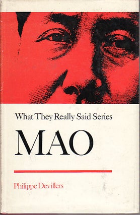 Stock ID #150023 Mao. What They Really Said Series. PHILLIPPE DEVILLERS