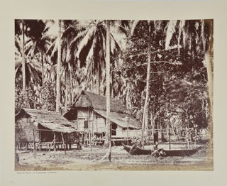 Stock ID #150410 Photograph Titled "Native Huts in Tangong Cattong" TOGETHER WITH...