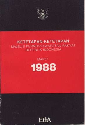 Stock ID #150712 Ketetapan-Ketetapan Majelis Permusyawaratan Rakyat Republik Indonesia...