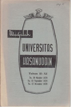 Stock ID #150724 Madjalah Universitas Hasanuddin. Tahun II-XI, No. 10 Oktober 1970, No. 11...