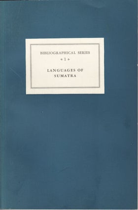 Stock ID #151225 Critical Survey of Studies on the Languages of Sumatra. P. VOORHOEVE