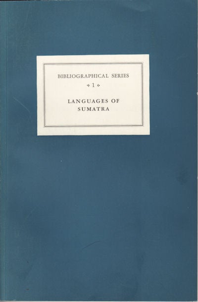 Stock ID #151225 Critical Survey of Studies on the Languages of Sumatra. P. VOORHOEVE.
