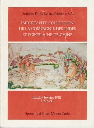 Stock ID #152126 Importante Collection de la Compagnie des Indes et Porcelaine de Chine....