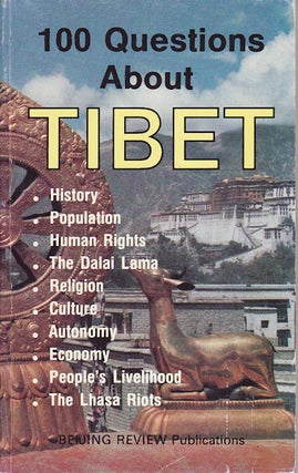 Stock ID #152519 100 Questions About Tibet. JING WEI