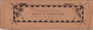 Stock ID #152636 Textes en Langue Boughi. BUGINESE LINGUISTICS