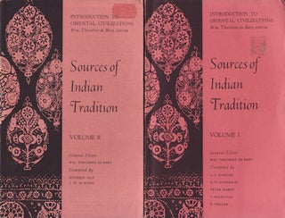 Stock ID #152655 Sources of Indian Tradition. WM. THEODORE DE BARY