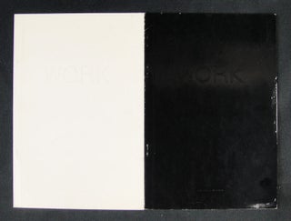 Stock ID #152857 Work. Yukitoshi Tashiro. EXHIBITION CATALOGUE