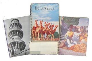 Stock ID #152895 [Three Indian Desk Diaries]. India 1957; India 1969; India 1963. PHOTOGRAPHIC...