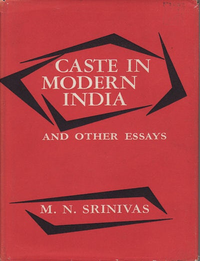 Stock ID #153088 Caste in Modern India and Other Essays. M. N SRINIVAS.