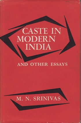 Stock ID #153088 Caste in Modern India and Other Essays. M. N SRINIVAS