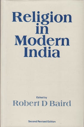 Stock ID #153430 Religion in Modern India. ROBERT D. BAIRD
