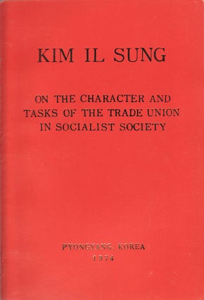 Stock ID #153767 On the Character and Tasks of the Trade Union in Socialist Society. Speech at...
