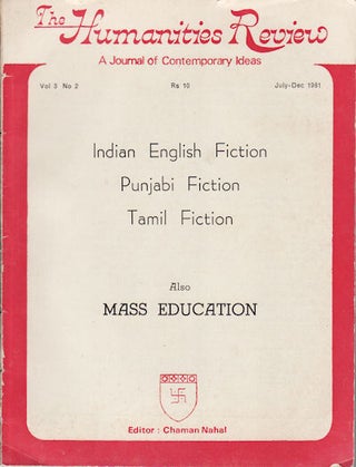 Stock ID #153835 The Humantities Review. A Journal of Contemporary Ideas. Vol 3 No 2 July-Dec...