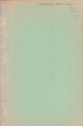 Stock ID #153931 New Light on Sultan Firuz Shah Tughluq's First Invasion of Bengal. ABDUL...