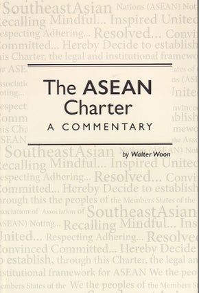 Stock ID #154209 The ASEAN Charter. WALTER WOON
