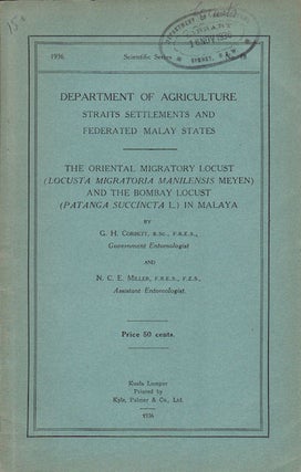 Stock ID #154243 The Oriental Micratory Locust (Locusta Migratoria Manilensis Meyen) and the...