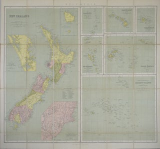 Stock ID #154409 New Zealand. Philips's Series of Travelling Maps. [Polynesia - Sheet...