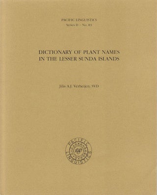 Stock ID #155804 Dictionary of Plant Names in the Lesser Sunda Islands. J. A. J. VERHEIJEN
