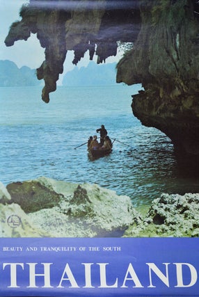 Stock ID #155824 Thailand. Beauty and Tranquility of the South. TRAVEL POSTER - SOUTHERN THAILAND
