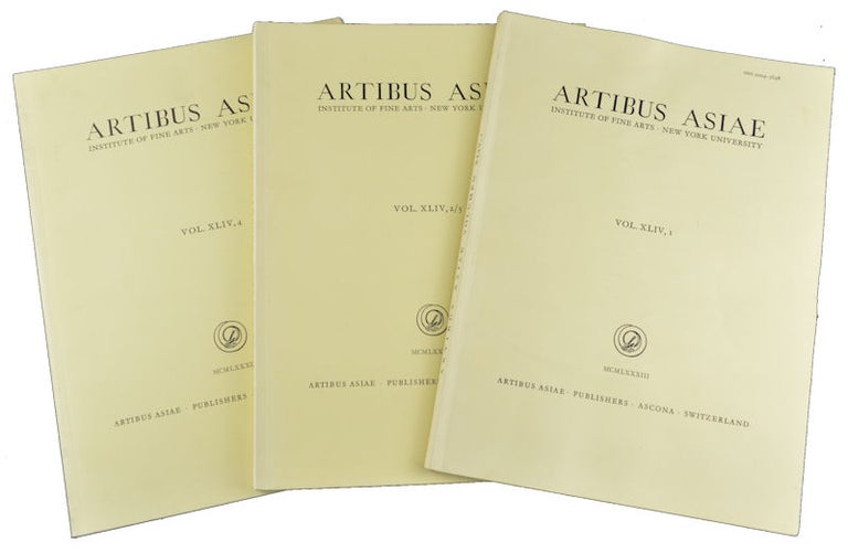 Stock ID #155841 Artibus Asiae. Vol. XLIV 1, 2, 3, 4. NEW YORK UNIVERSITY INSTITUTE OF FINE ARTS.