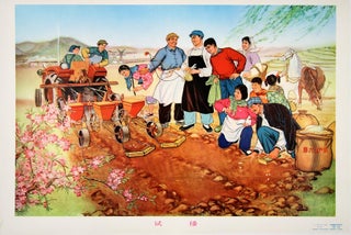 Stock ID #157614 试播.[Shi bo].[Chinese Cultural Revolution Posters - Sowing Trial]. CHINESE...