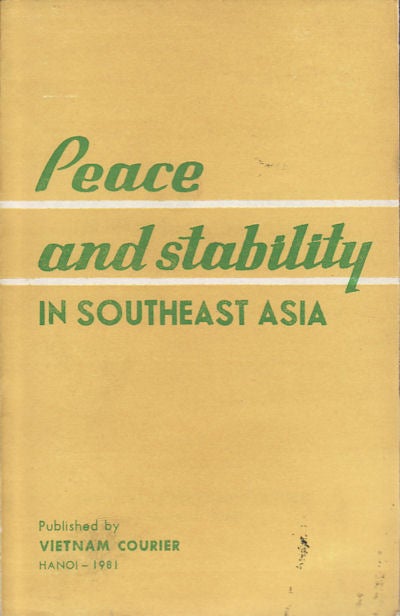 Stock ID #158221 Peace and Stability in Southeast Asia. VIETNAM COURIER.